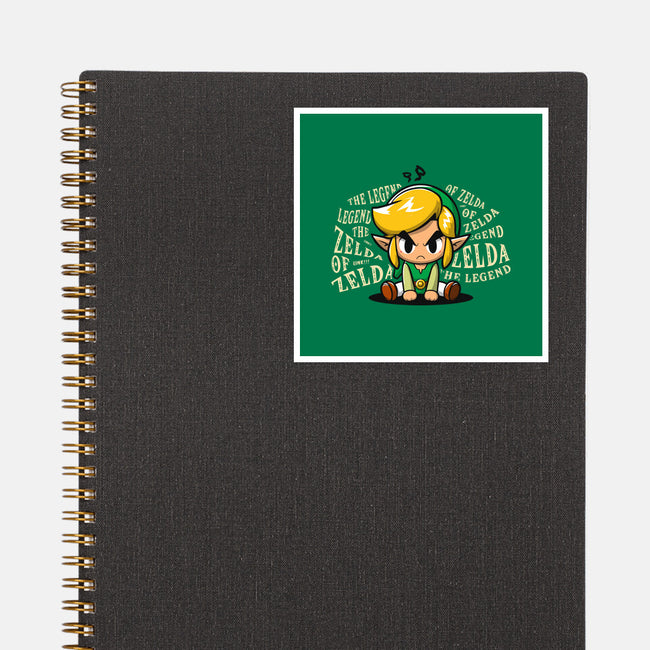 The Legend Link-None-Glossy-Sticker-ashytaka