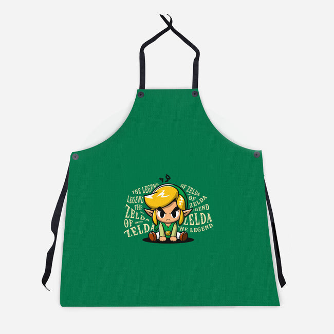 The Legend Link-Unisex-Kitchen-Apron-ashytaka