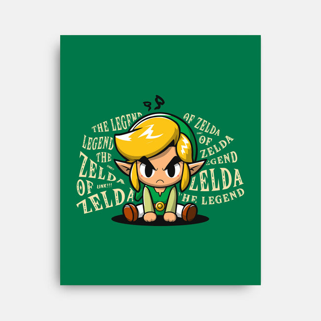 The Legend Link-None-Stretched-Canvas-ashytaka