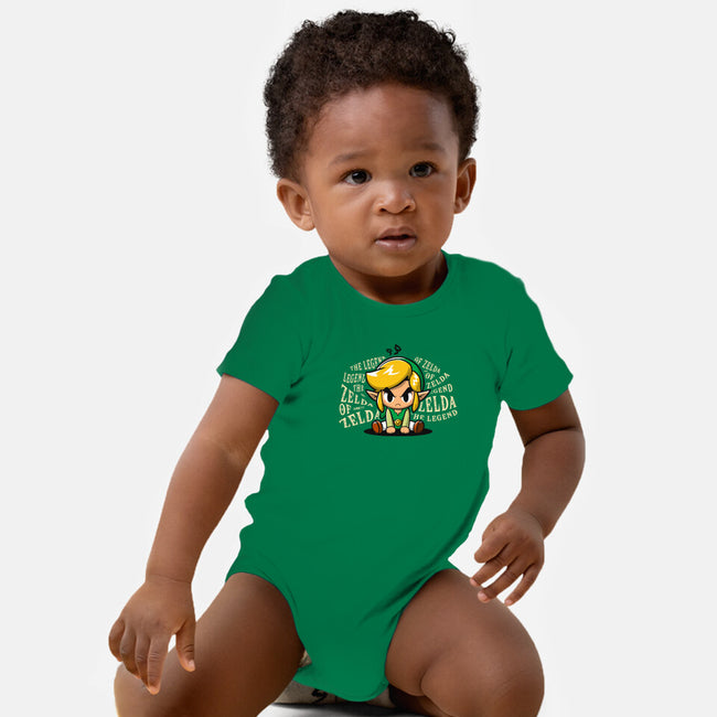 The Legend Link-Baby-Basic-Onesie-ashytaka