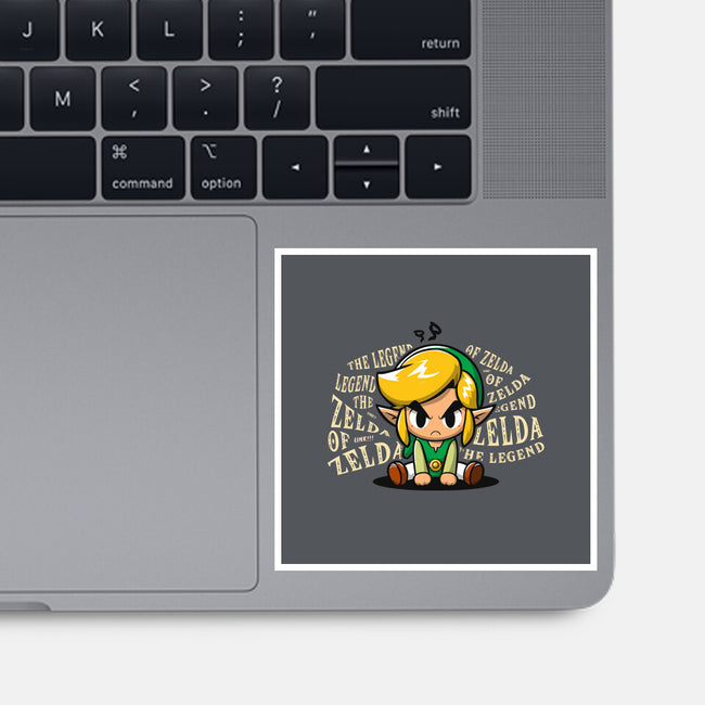 The Legend Link-None-Glossy-Sticker-ashytaka