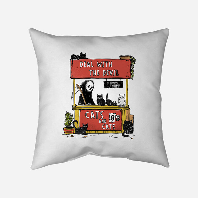 Deal With The Devil-None-Removable Cover-Throw Pillow-constantine2454