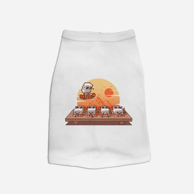 Sushi Sunset-Cat-Basic-Pet Tank-erion_designs