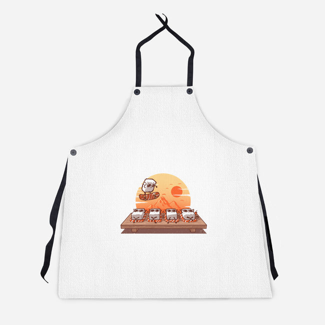 Sushi Sunset-Unisex-Kitchen-Apron-erion_designs