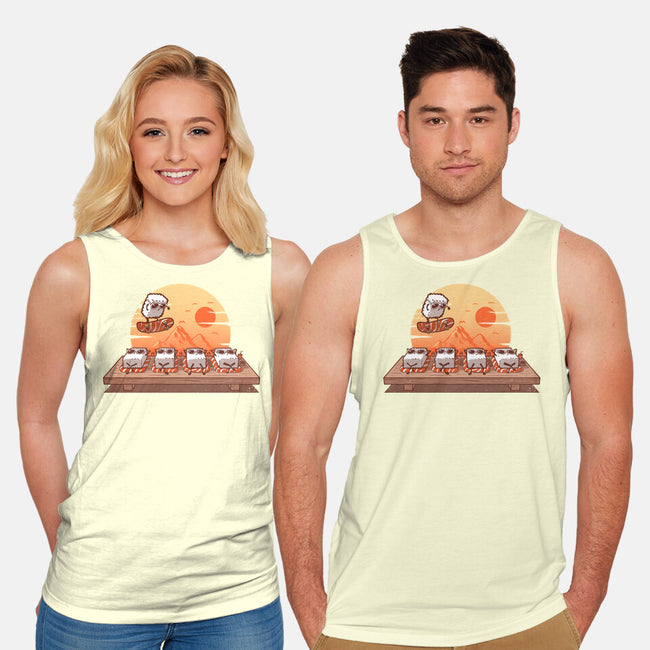 Sushi Sunset-Unisex-Basic-Tank-erion_designs