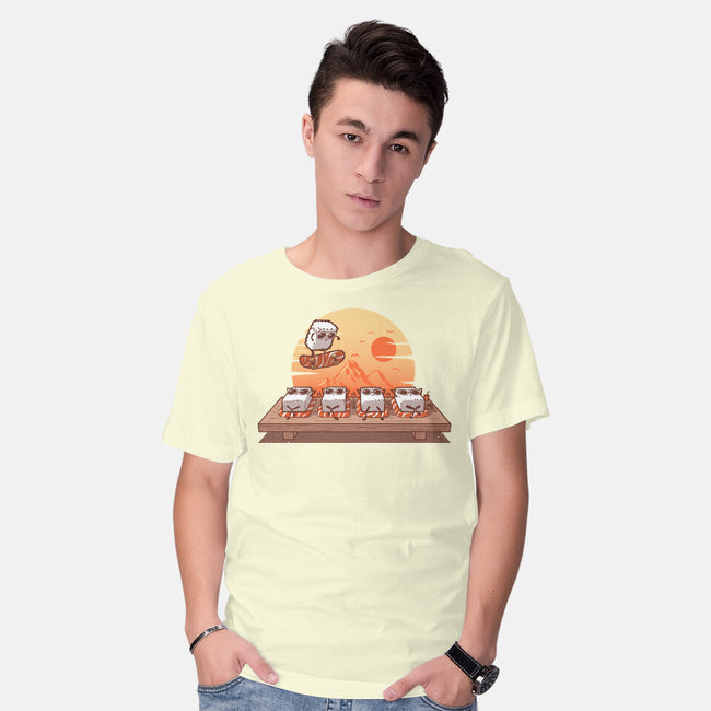 Sushi Sunset-Mens-Basic-Tee-erion_designs