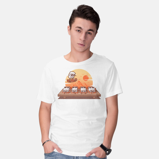 Sushi Sunset-Mens-Basic-Tee-erion_designs