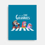 Grannies Crossing-None-Stretched-Canvas-Alexhefe