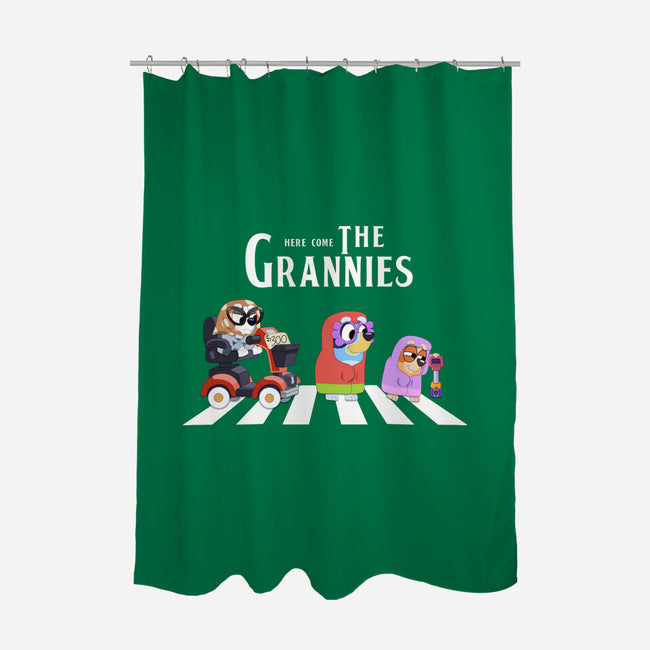 Grannies Crossing-None-Polyester-Shower Curtain-Alexhefe