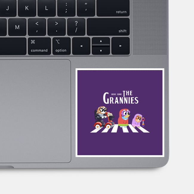 Grannies Crossing-None-Glossy-Sticker-Alexhefe