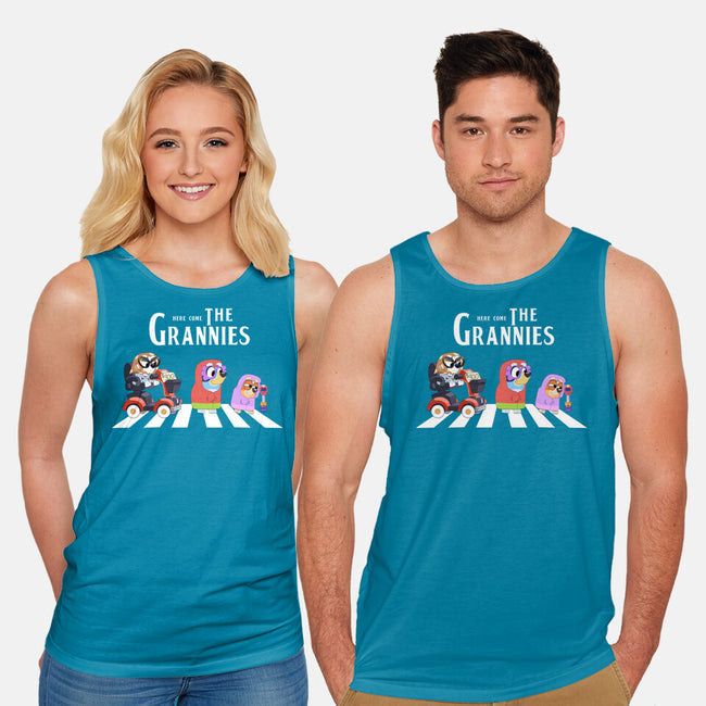 Grannies Crossing-Unisex-Basic-Tank-Alexhefe