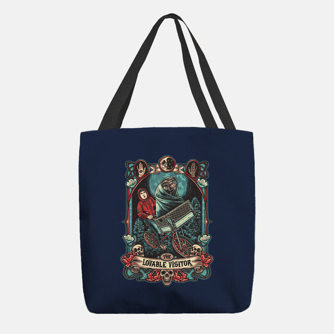 The Lovable Visitor-None-Basic Tote-Bag-momma_gorilla