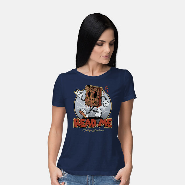 Read Me-Womens-Basic-Tee-Getsousa!