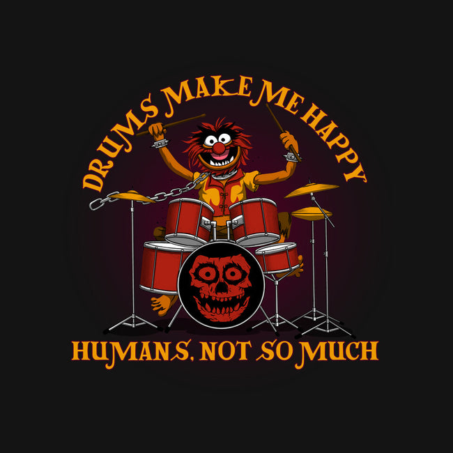 Drums Make Me Happy-None-Stretched-Canvas-rmatix