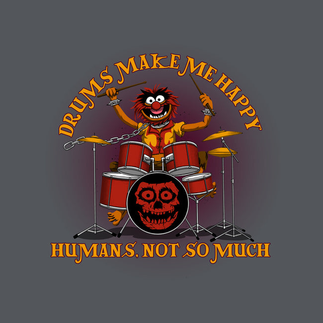 Drums Make Me Happy-Mens-Basic-Tee-rmatix