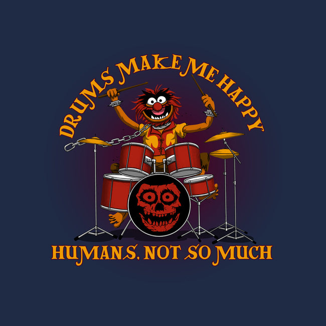 Drums Make Me Happy-Mens-Basic-Tee-rmatix