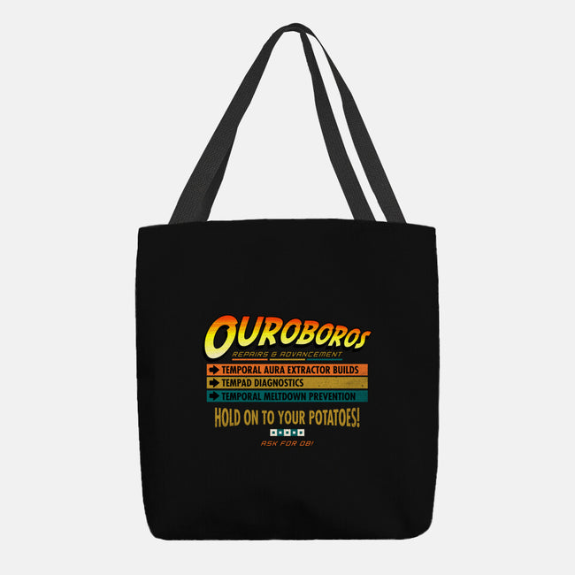 Ouroboros Repairs-None-Basic Tote-Bag-rocketman_art