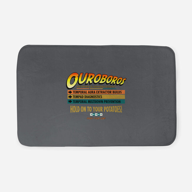 Ouroboros Repairs-None-Memory Foam-Bath Mat-rocketman_art