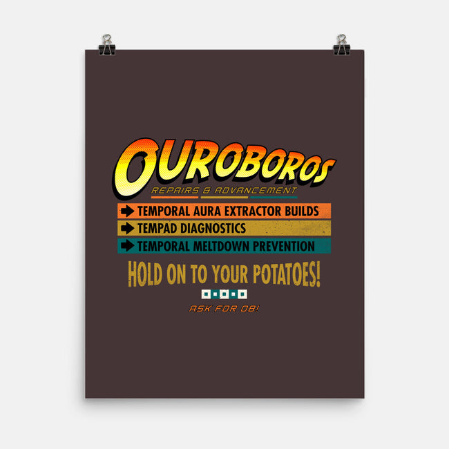 Ouroboros Repairs-None-Matte-Poster-rocketman_art