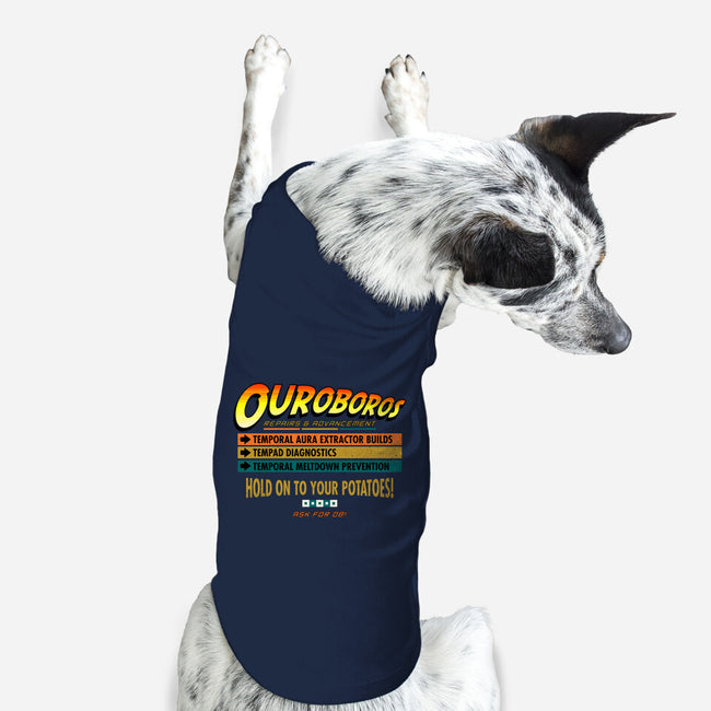 Ouroboros Repairs-Dog-Basic-Pet Tank-rocketman_art