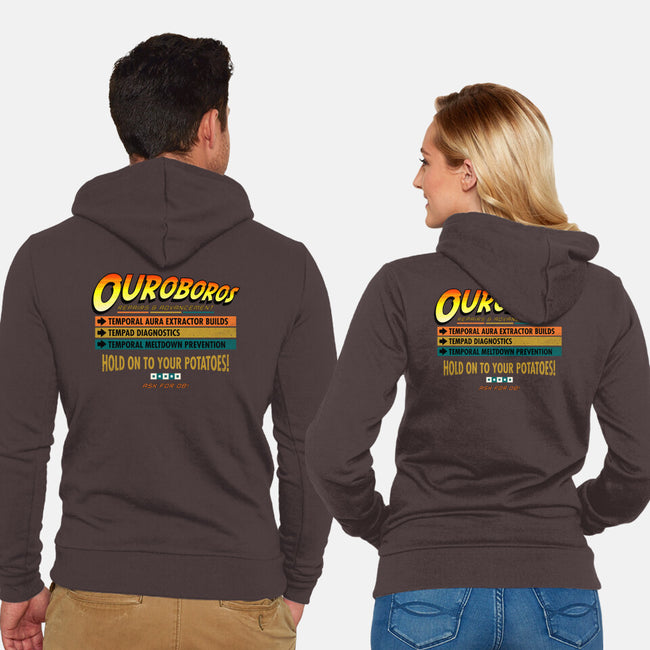 Ouroboros Repairs-Unisex-Zip-Up-Sweatshirt-rocketman_art