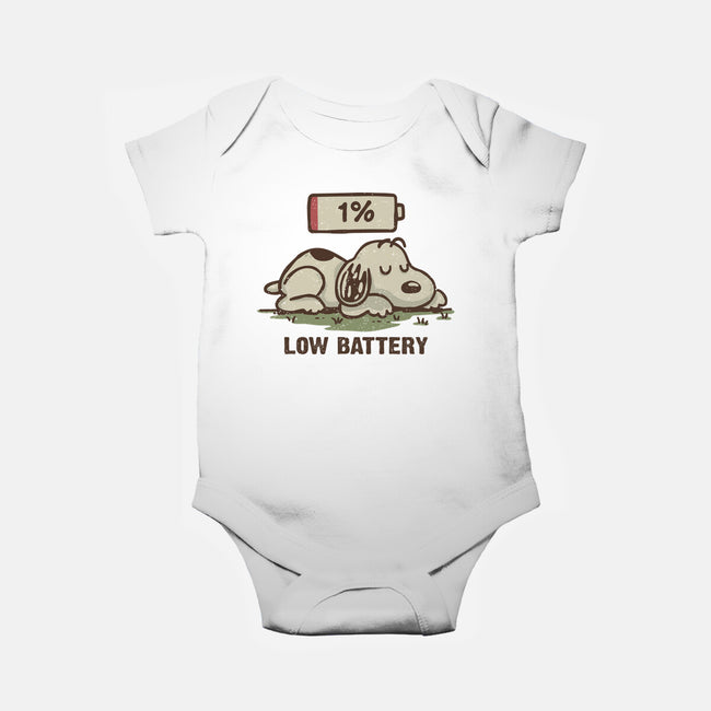 Low Battery-Baby-Basic-Onesie-Xentee