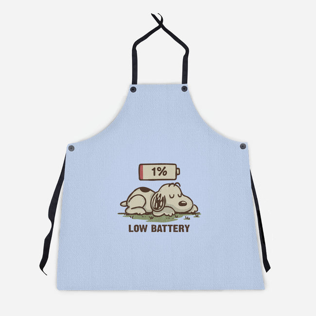 Low Battery-Unisex-Kitchen-Apron-Xentee