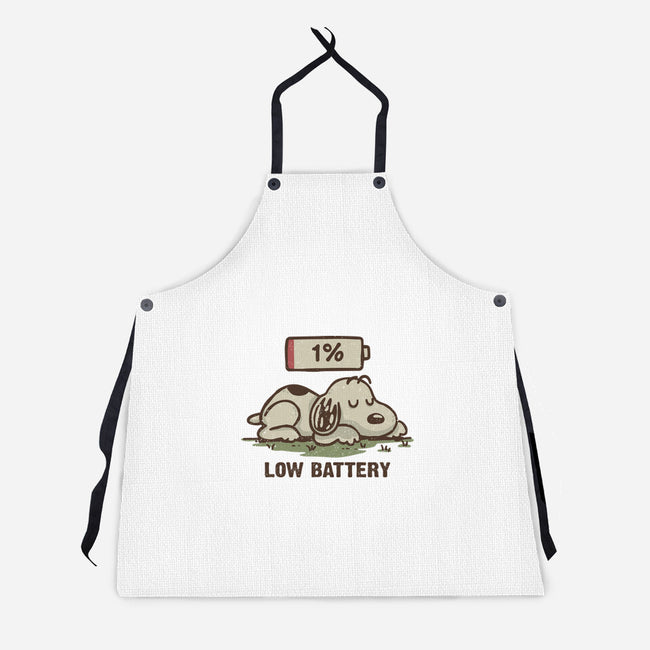 Low Battery-Unisex-Kitchen-Apron-Xentee