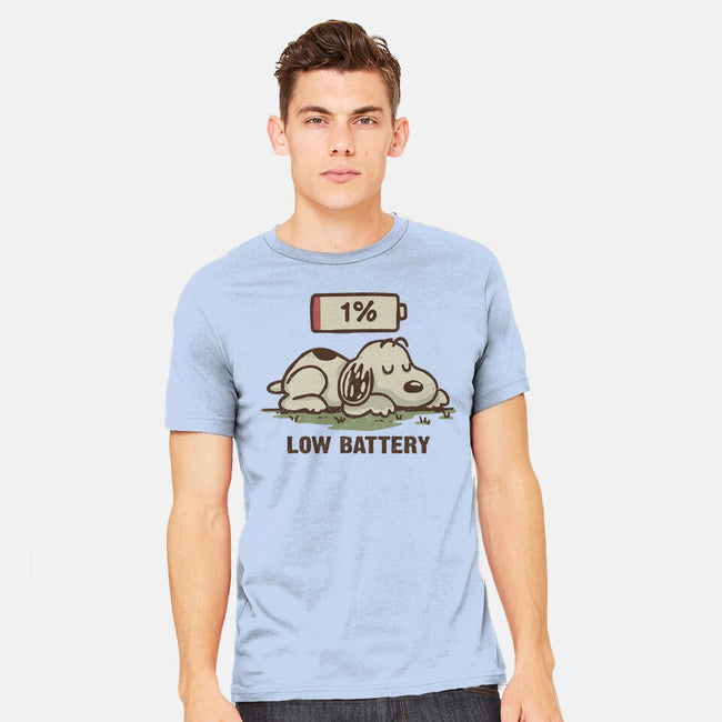 Low Battery-Mens-Heavyweight-Tee-Xentee