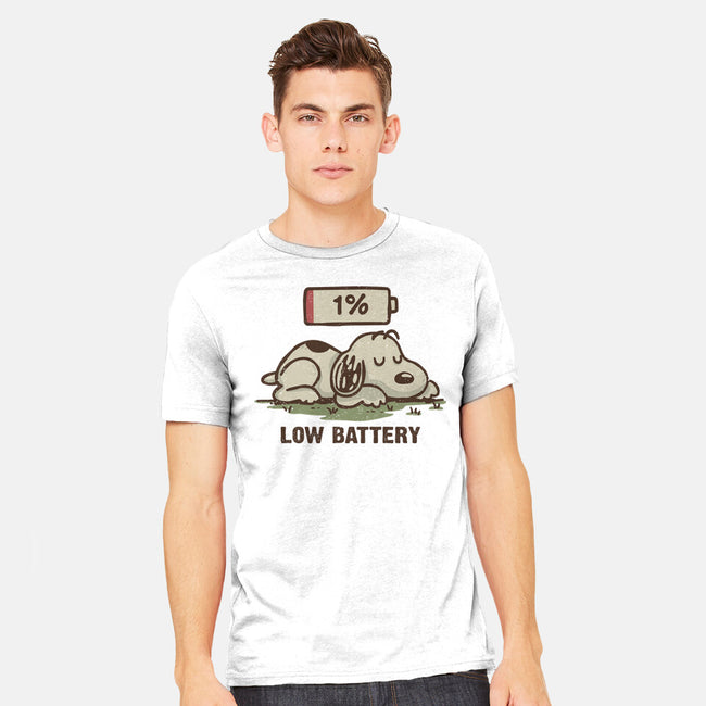 Low Battery-Mens-Heavyweight-Tee-Xentee