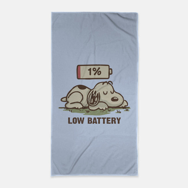 Low Battery-None-Beach-Towel-Xentee