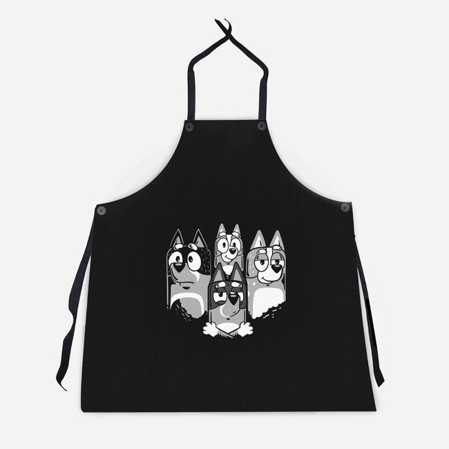 Bluemian Rhapsody-Unisex-Kitchen-Apron-demonigote