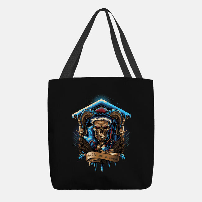 The Shrine Of Krampus-None-Basic Tote-Bag-daobiwan