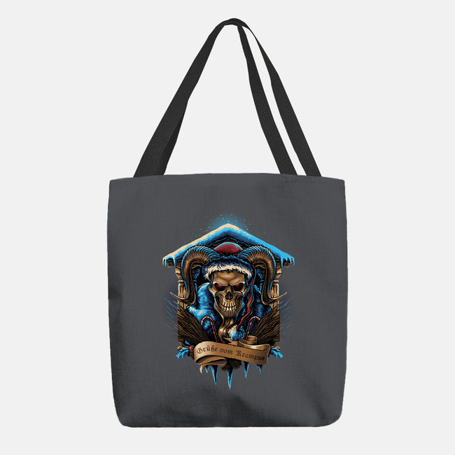 The Shrine Of Krampus-None-Basic Tote-Bag-daobiwan