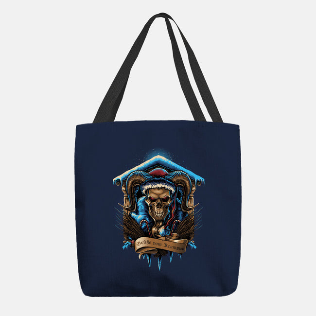 The Shrine Of Krampus-None-Basic Tote-Bag-daobiwan