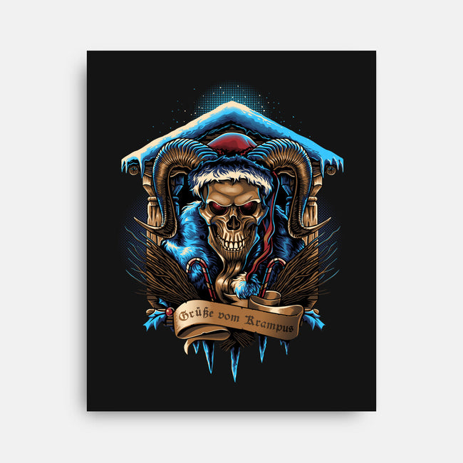 The Shrine Of Krampus-None-Stretched-Canvas-daobiwan