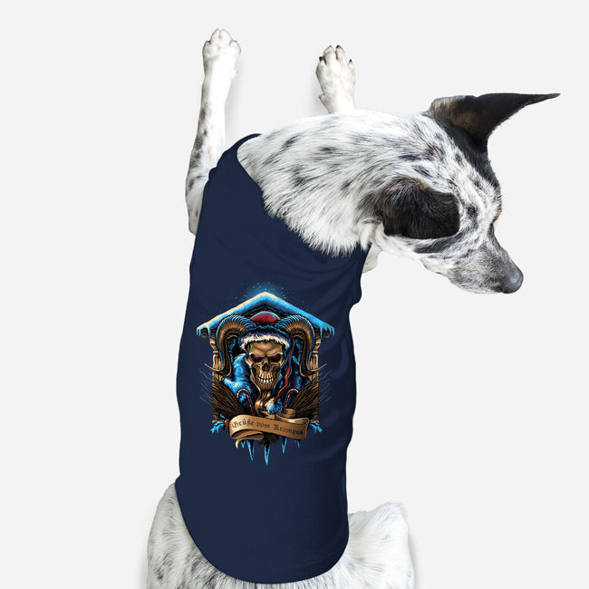 The Shrine Of Krampus-Dog-Basic-Pet Tank-daobiwan