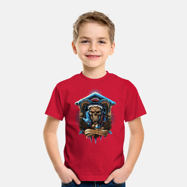 The Shrine Of Krampus-Youth-Basic-Tee-daobiwan