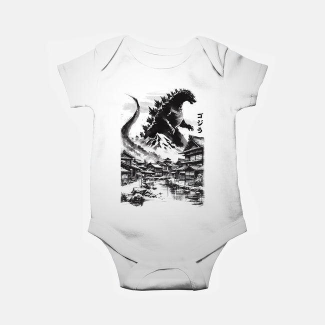 King In The Japanese Village-Baby-Basic-Onesie-DrMonekers