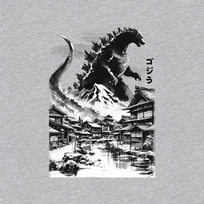 King In The Japanese Village-Mens-Heavyweight-Tee-DrMonekers