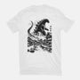 King In The Japanese Village-Mens-Heavyweight-Tee-DrMonekers