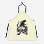 King In The Japanese Village-Unisex-Kitchen-Apron-DrMonekers