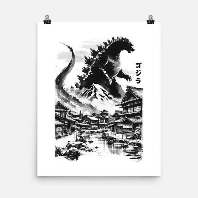 King In The Japanese Village-None-Matte-Poster-DrMonekers