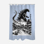 King In The Japanese Village-None-Polyester-Shower Curtain-DrMonekers