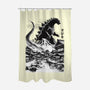 King In The Japanese Village-None-Polyester-Shower Curtain-DrMonekers