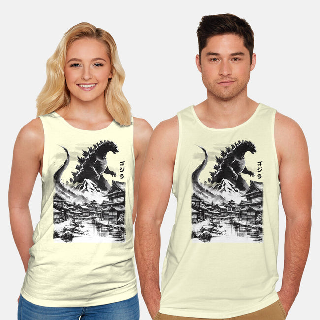 King In The Japanese Village-Unisex-Basic-Tank-DrMonekers