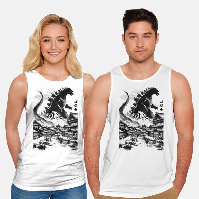 King In The Japanese Village-Unisex-Basic-Tank-DrMonekers