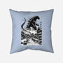 King In The Japanese Village-None-Removable Cover-Throw Pillow-DrMonekers