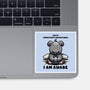 Unfortunately I Am Awake-None-Glossy-Sticker-fanfabio