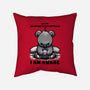 Unfortunately I Am Awake-None-Removable Cover-Throw Pillow-fanfabio